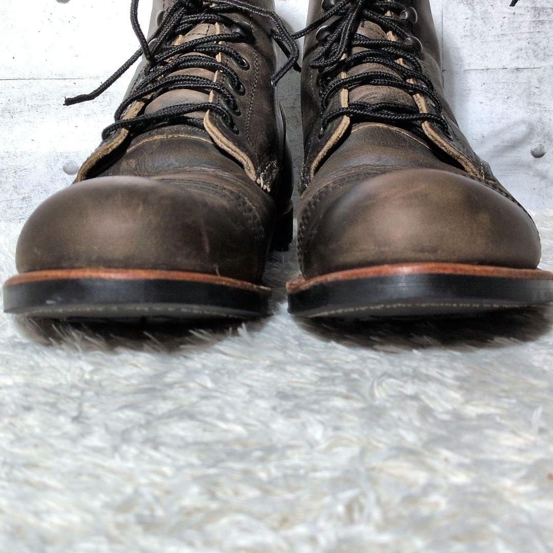 希少 美品】レッドウィング アイアンレンジャー チャコール 8086 8D