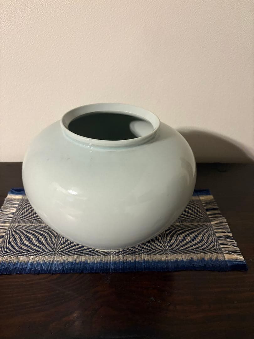 安東五 白磁 壺