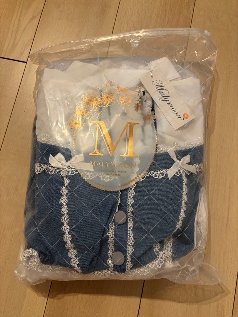 新品未開封 シュガーブルーサスペンダーデニムメイドMalymoon マリー