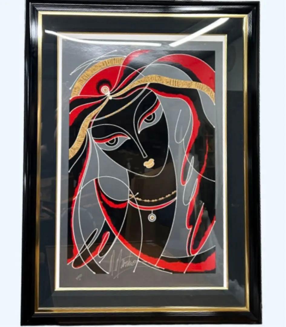 アラビアの神話」 マーティロ・マヌキアン 作品証明書有 シルク