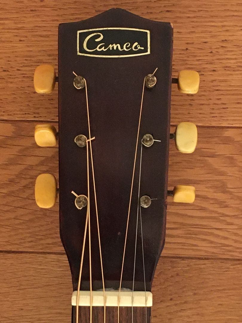 希少ビンテージCameo AS-1日本アコースティックギタートラベルパーラー