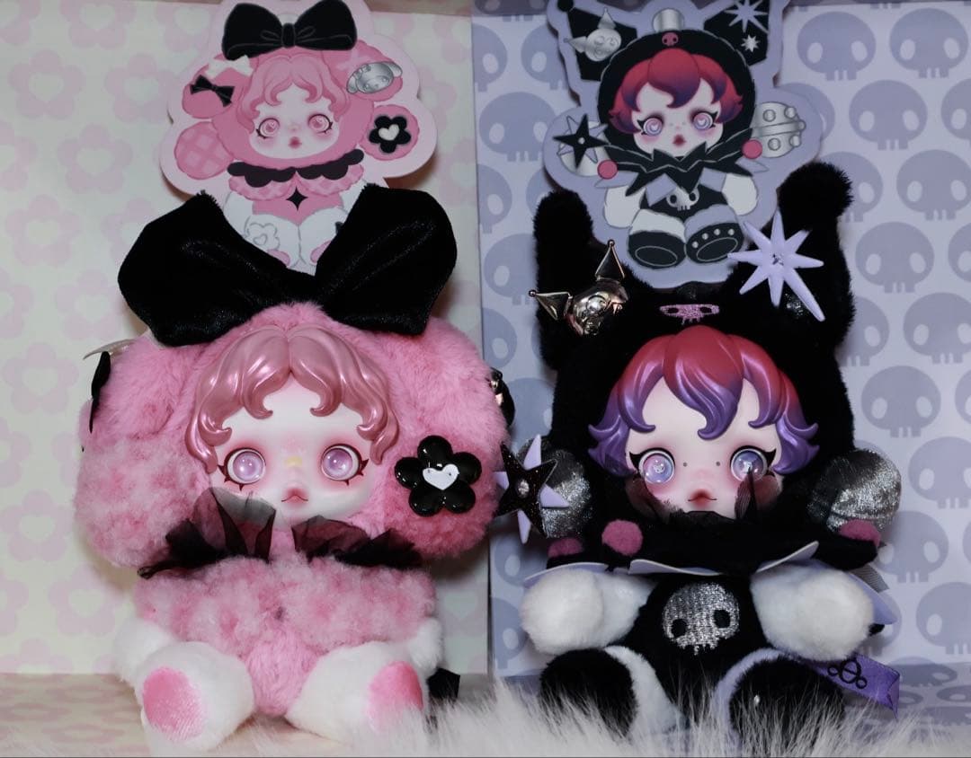 SKULLPANDA × KUROMI Plush ぬいぐるみペンダント クロミ - メルカリ
