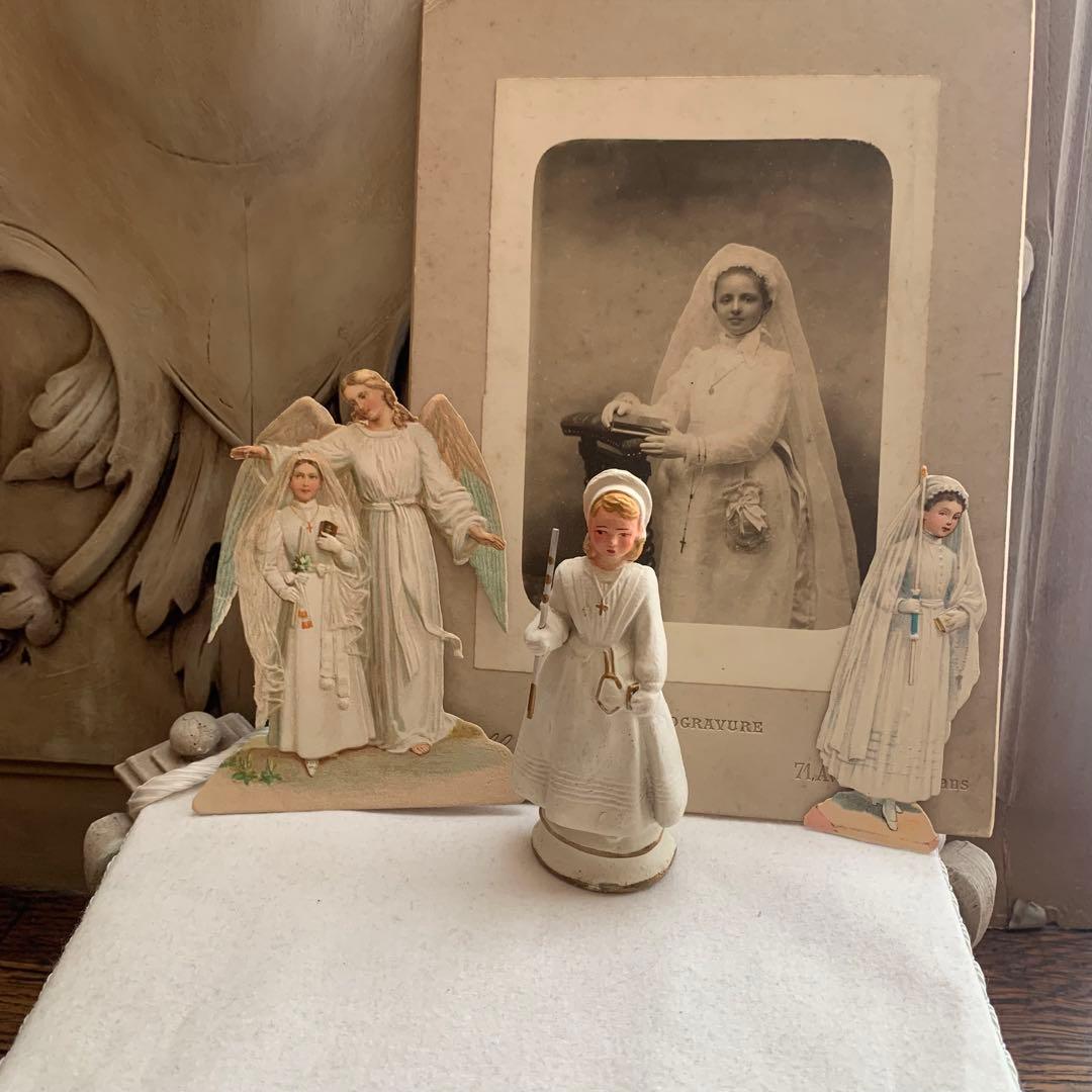 フランスアンティーク　4点セット アンティーク ディネット | フランスアンティーク ディネット 磁器の