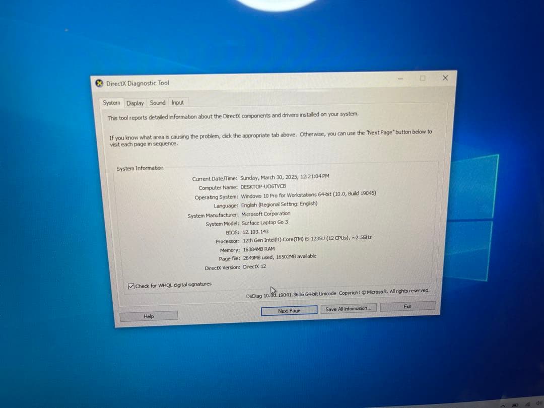 Windowsノート本体 Surface Laptop go 3 i5 12th/16/512