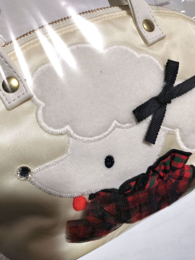 新品 ファミリア Bibiy コラボ ミニバッグ ホワイト プードル - メルカリ