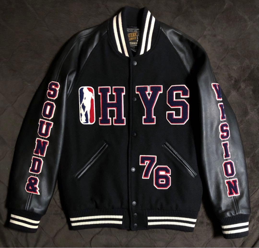 希少☆ヒステリックグラマー hys アップリケスタジャン メンズL NBA