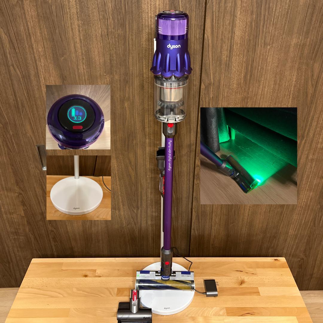 dyson SV18 レーザー + 純正スタンド Dyson - ダイソン 純正 スタンド sv18の通販 by ころころ's shop