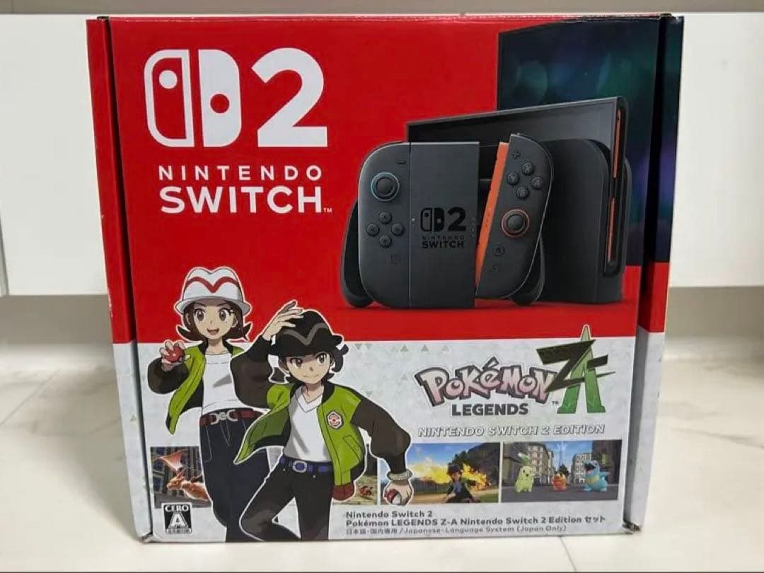 Nintendo Switch2　本体pokemonZA使用済み Amazon.co.jp: Nintendo Switch 2（日本語・国内専用） Pokémon