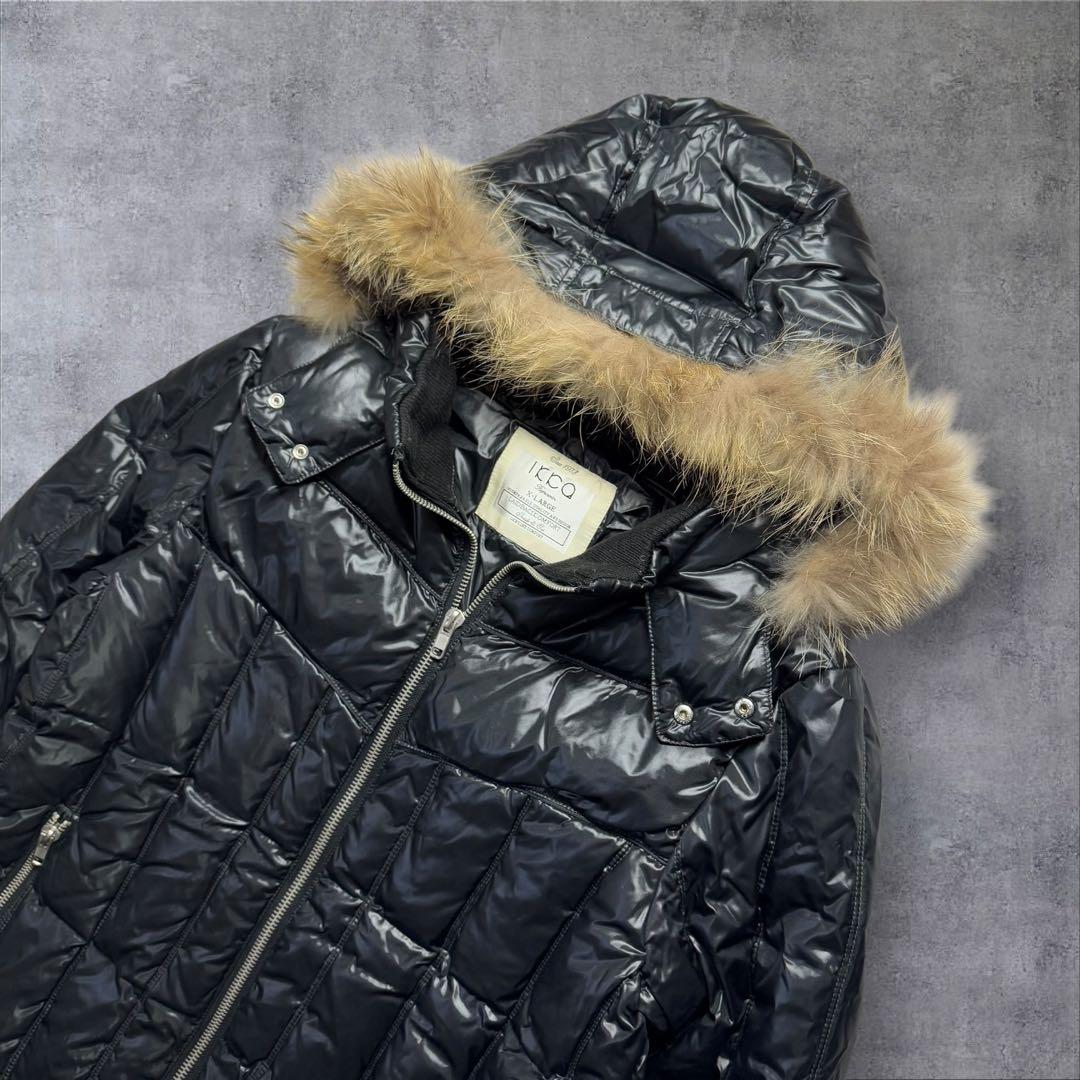 Y2K ikka ファーダウン グランジ 平成 ネオギャル男 お兄系光沢