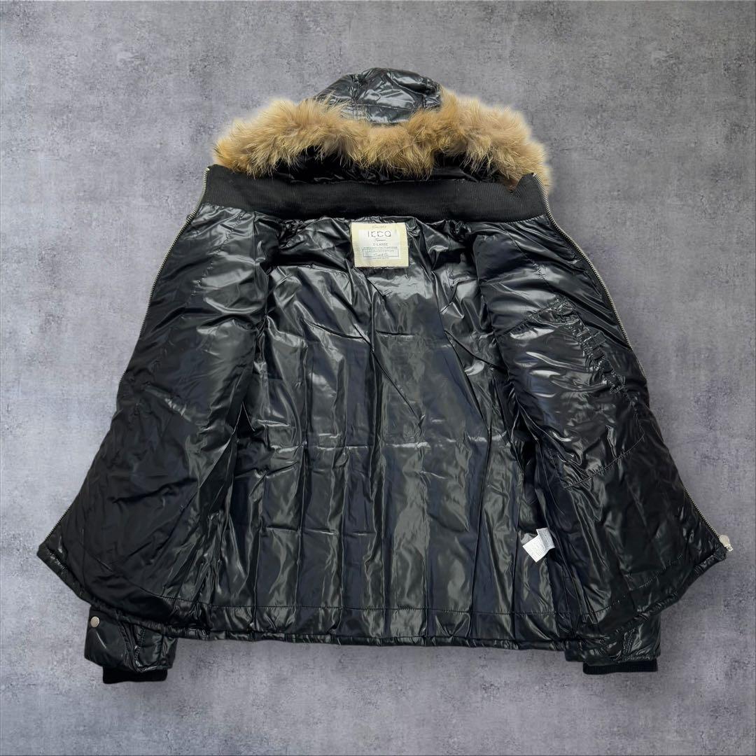 Y2K ikka ファーダウン グランジ 平成 ネオギャル男 お兄系光沢