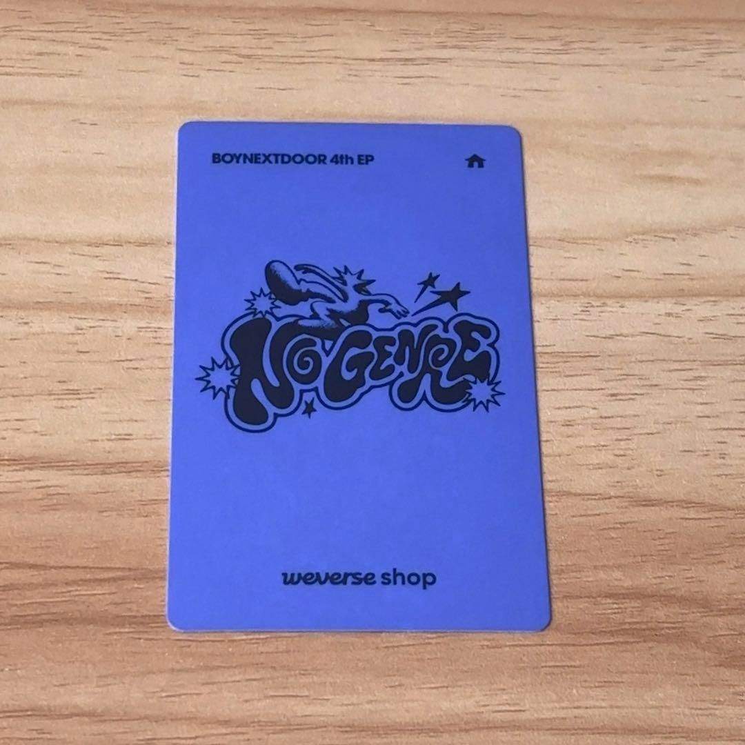 BOYNEXTDOOR No Genre weverse ジェヒョン トレカ - メルカリ