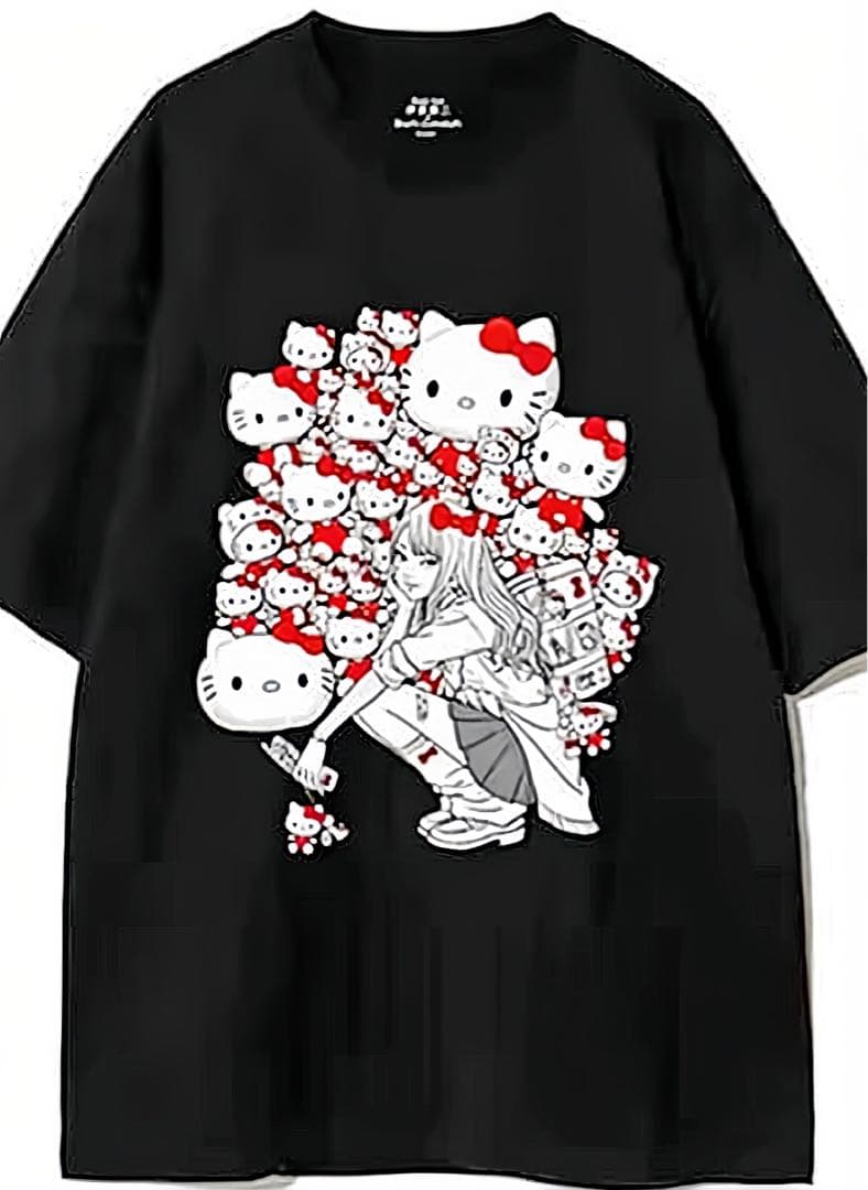 新品未開封 伊藤潤二 × サンリオ ギャル富江 富江 ハローキティ T