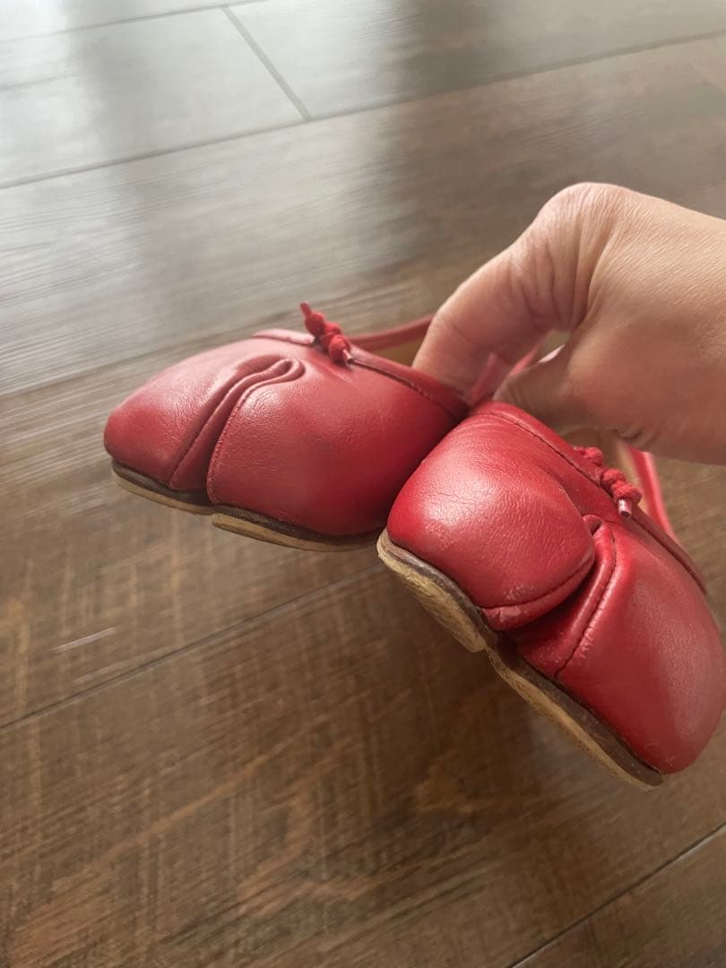 メゾンマルジェラ 足袋 タビ Tabi バレエ 赤 レッド 37 - メルカリ