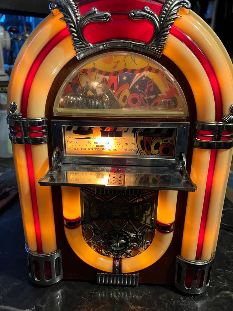 ジュークボックス ラジオ 昭和レトロ ジュークボックス ラジオ感度良好