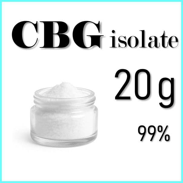 値下げ中【CBGアイソレート20g】純度99%以上／欧州産／食品通関＆新基準対応 値下げ中【CBGアイソレート 3g】純度99%以上／欧州産／食品通関＆新