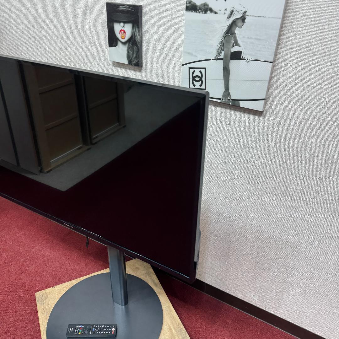 東京23区送料無料 美品フナイ液晶カラーテレビ 2022年製43型 スタンド