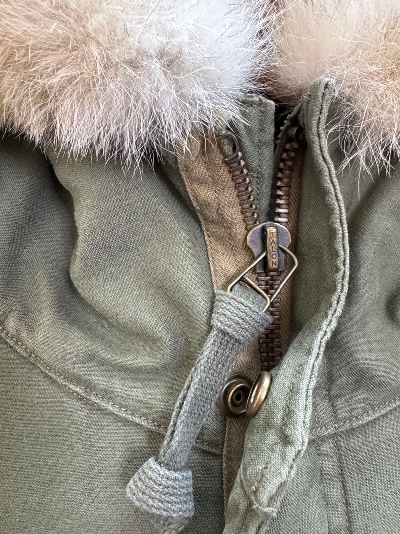 ワコマリア モッズコート レオパード ボア L コヨーテファー - メルカリ