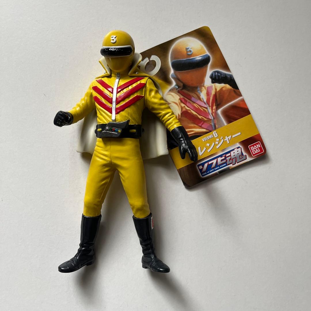 ソフビ魂 秘密戦隊ゴレンジャーフィギュア 5体セット - メルカリ