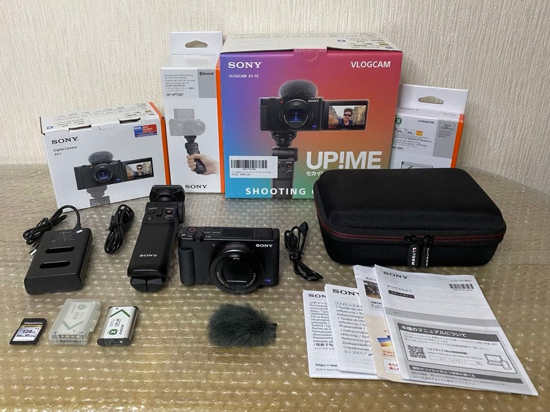 【ウサギ プロフ必読】 SONY ZV-1とシューティンググリップ SONY ZV-1M2G W VLOGCAM ZV-1 II シューティンググリップキット