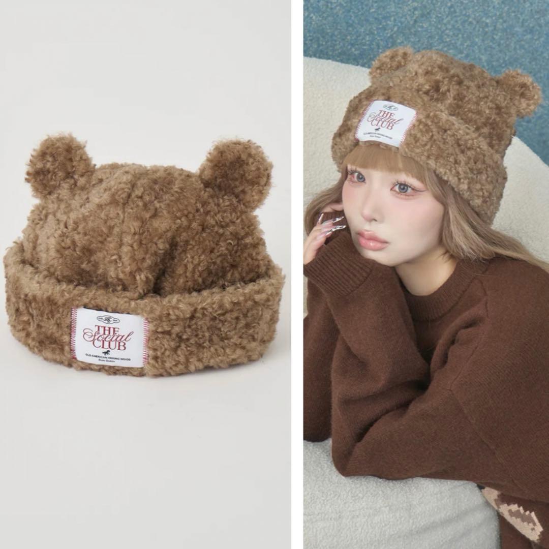 新品・未開封♡Darich♡テディベアハット MOC - メルカリ