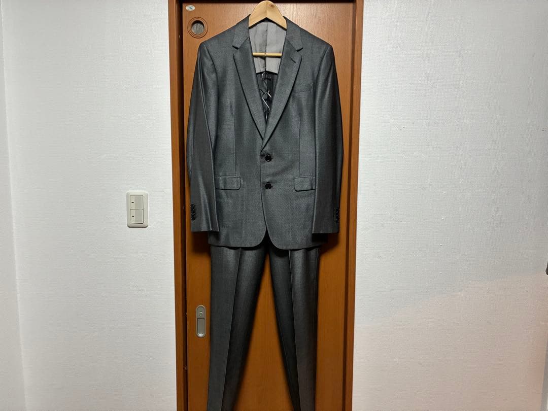 【美品】TOMORROWLAND トゥモローランド 高級セットアップスーツ 46 高級生地ロロピアーナ】TOMORROWLAND トゥモローランド セットアップ