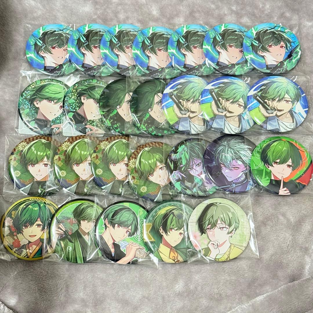 来世は他人がいい AJ 2023 箔押し風缶バッジ 深山霧島 6点セット