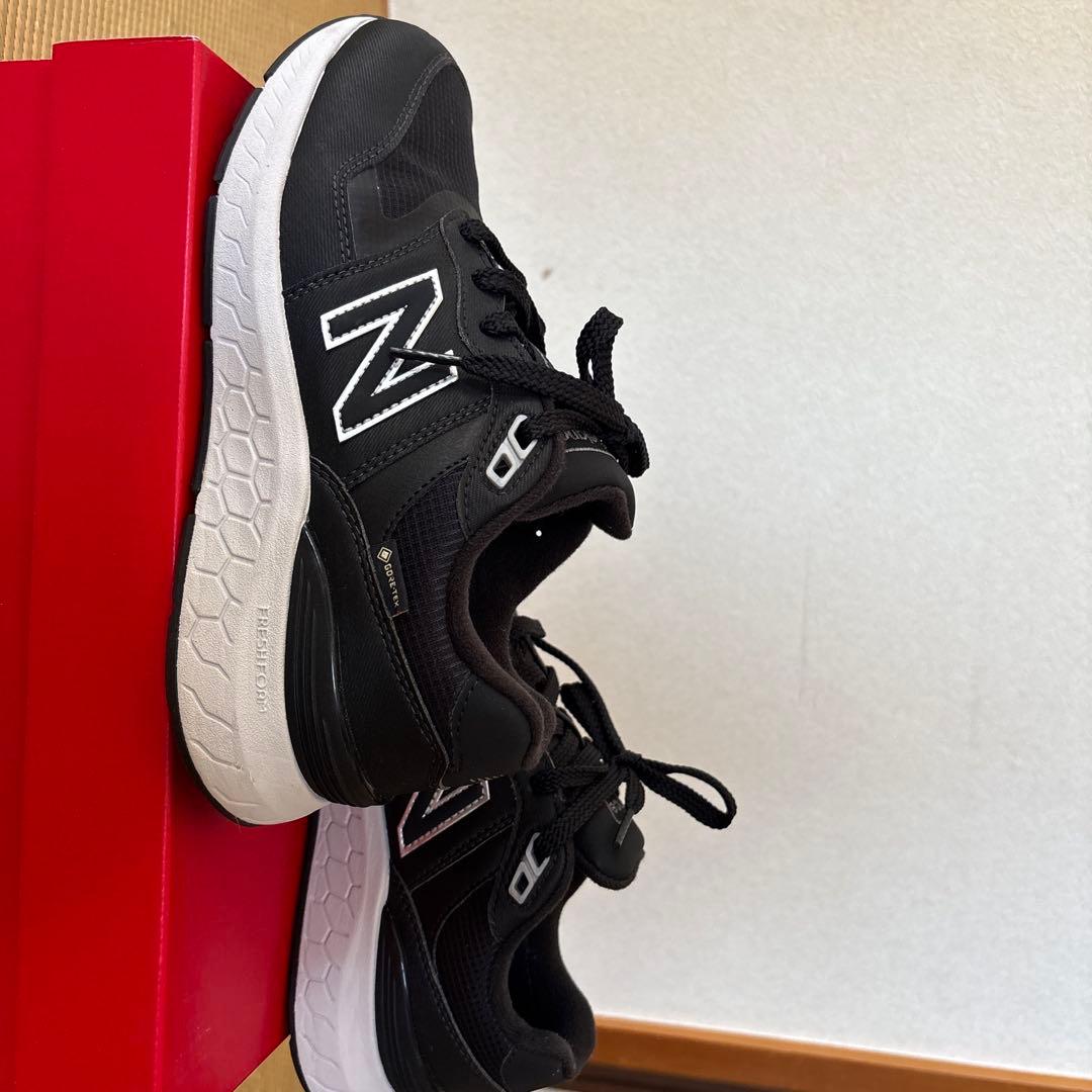 new balance walking シューズblack 24.5cm