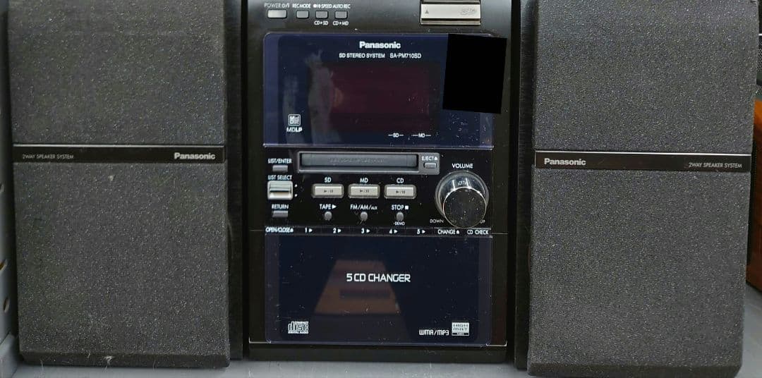 Panasonic SA-PM710SD 5連装CD CHANGERコンポ - メルカリ