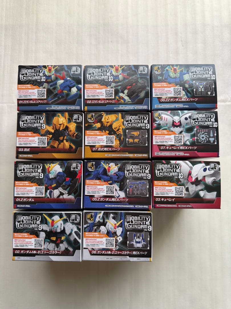 モビリティジョイントガンダム 9.10 ガンダムチーム キュベレィ 全11