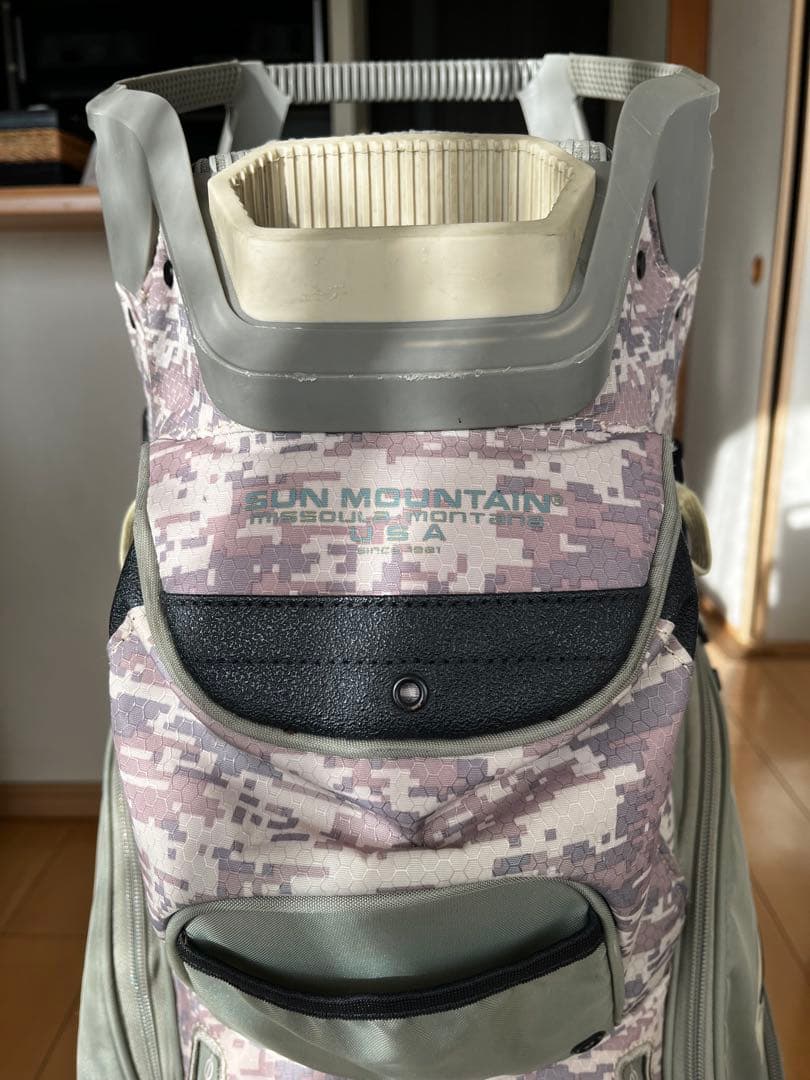 美品希少SUN MOUNTAIN C130 14分割 キャディバッグ カモフラ柄 - メルカリ