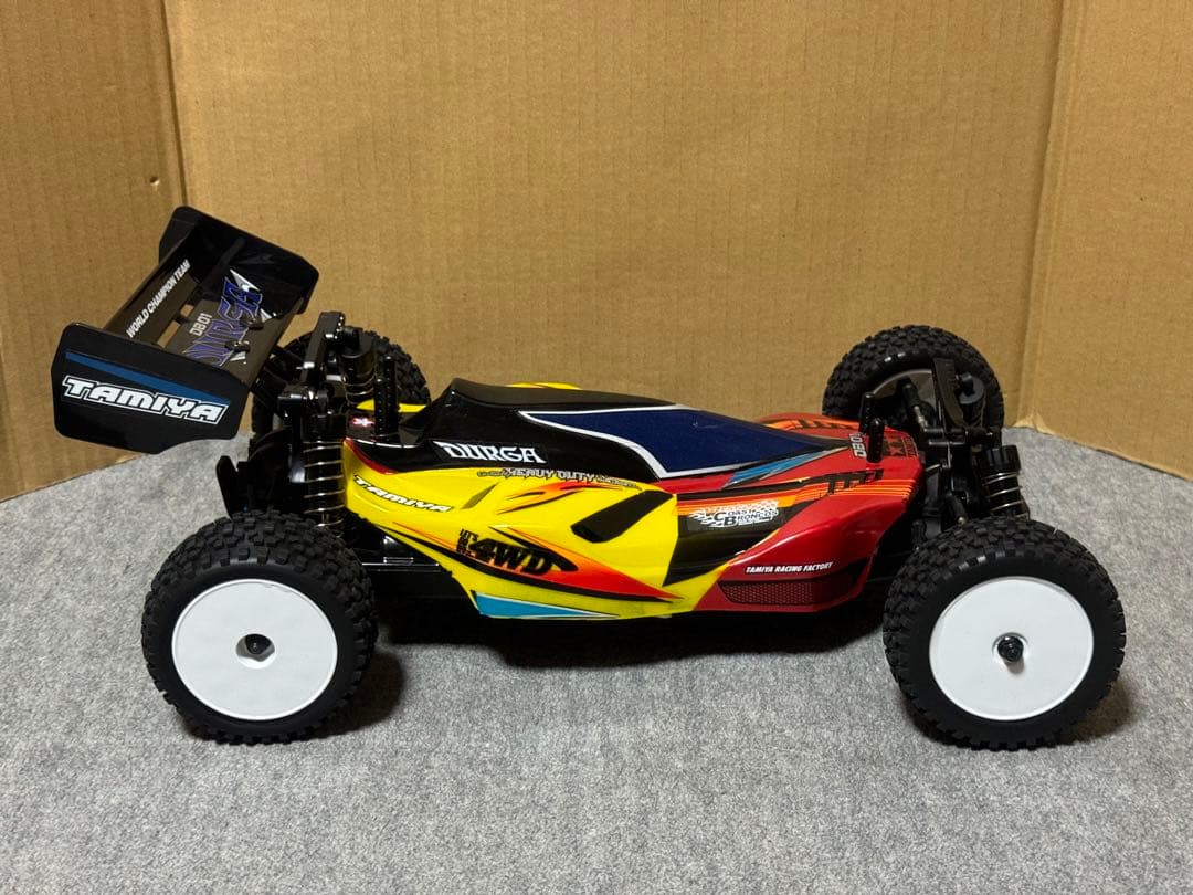 タミヤDB01ドゥルガ樹脂製リヤウイング仕様モーター・サーボ・S