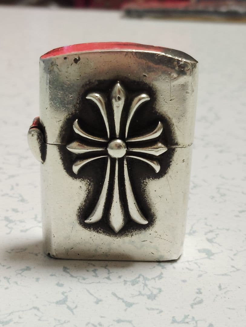 marublow クロスモチーフジッポオイルライター、スターリングシルバー marublow様専用 クロスモチーフジッポオイルライター、スターリング