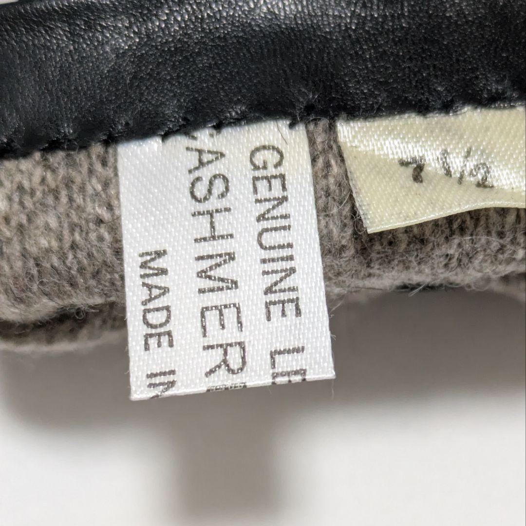 SERMONETA GLOVES セルモネータ カシミヤ 本革手袋 サイズ7.5 - メルカリ