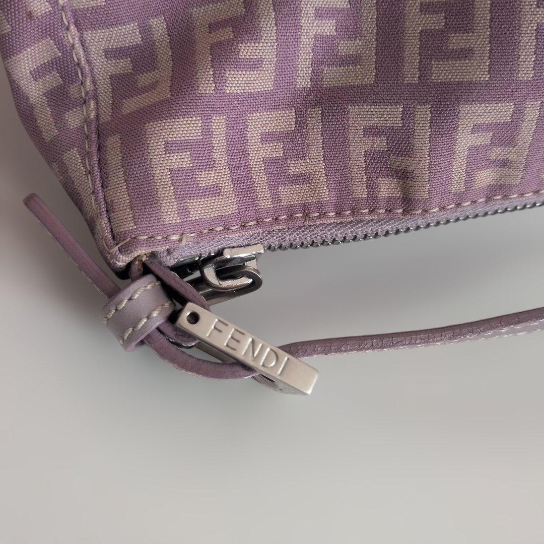 Fendi ズッキーノ ミニハンドバッグ ラベンダー8N0005フェンディ