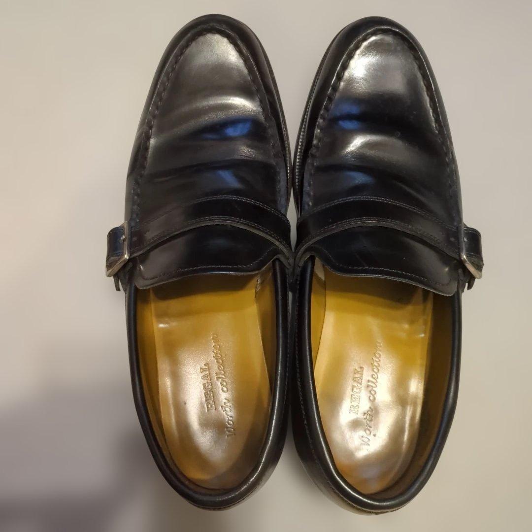 REGAL Worth collection ブラック ローファー - メルカリ