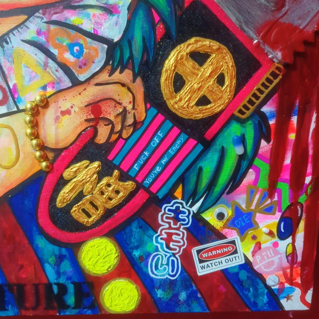 一点物/飛び出すアート♡】PSYCHO PARTY【S15号】