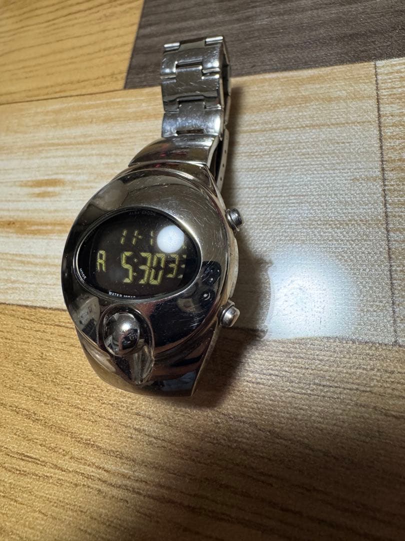 液晶良好】 ALBA SPOON INGOT W620-4140 シルバー