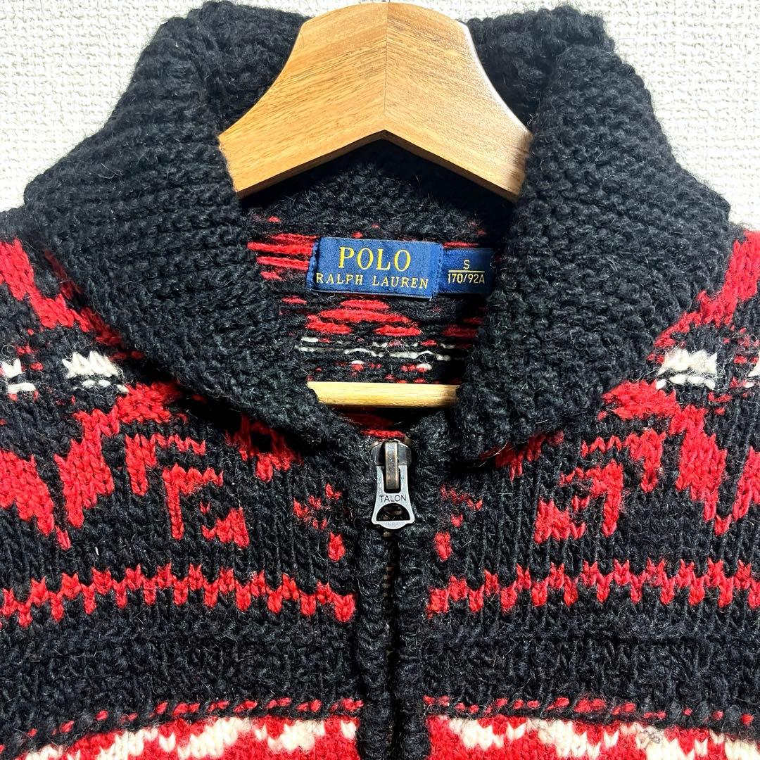 《POLO RALPH LAUREN》カウチンジップセーター カーディガン