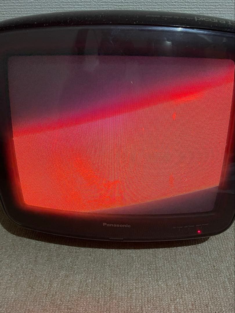 パナソニックPiedra11TH-11U2 89年製ピエドラ ブラウン管テレビ - メルカリ