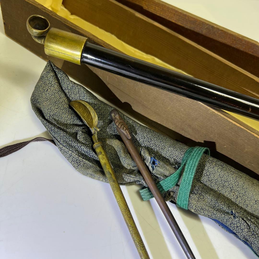 江戸時代　特大　ケンカ煙管　40.5cm 東K8-0205①