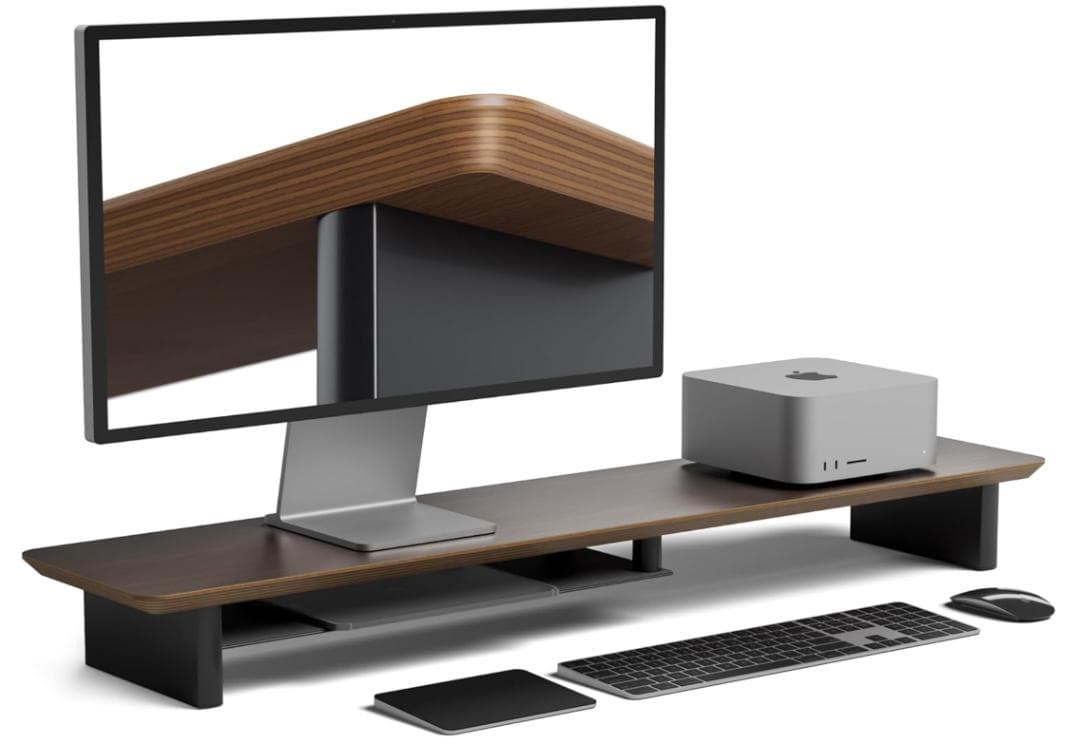 amesoba 木製 モニタースタンド 卓上 デスクシェルフ Amazon.co.jp: amesoba 木製 モニタースタンド 卓上 デスクシェルフ