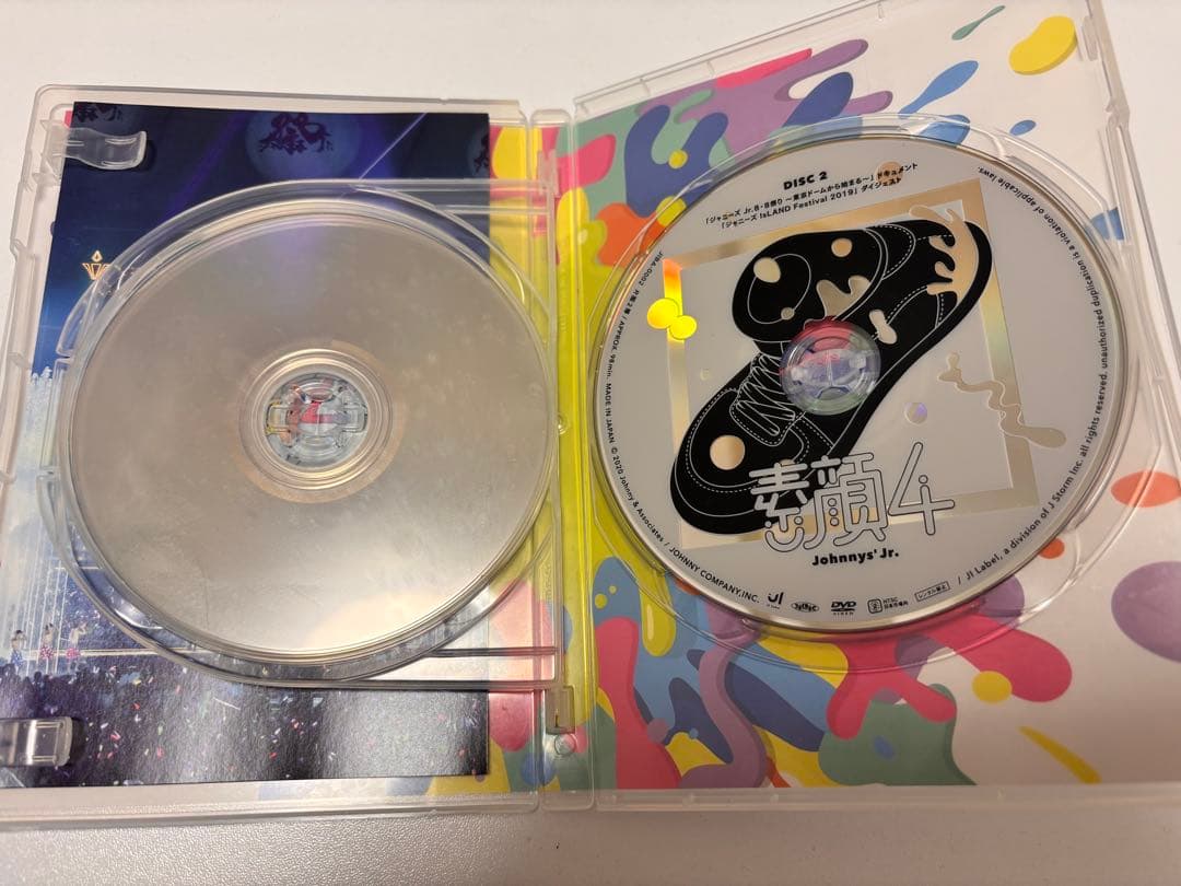素顔4 ジャニーズJr.盤 東京ドーム公演収録 2020年発売 DVD2枚組