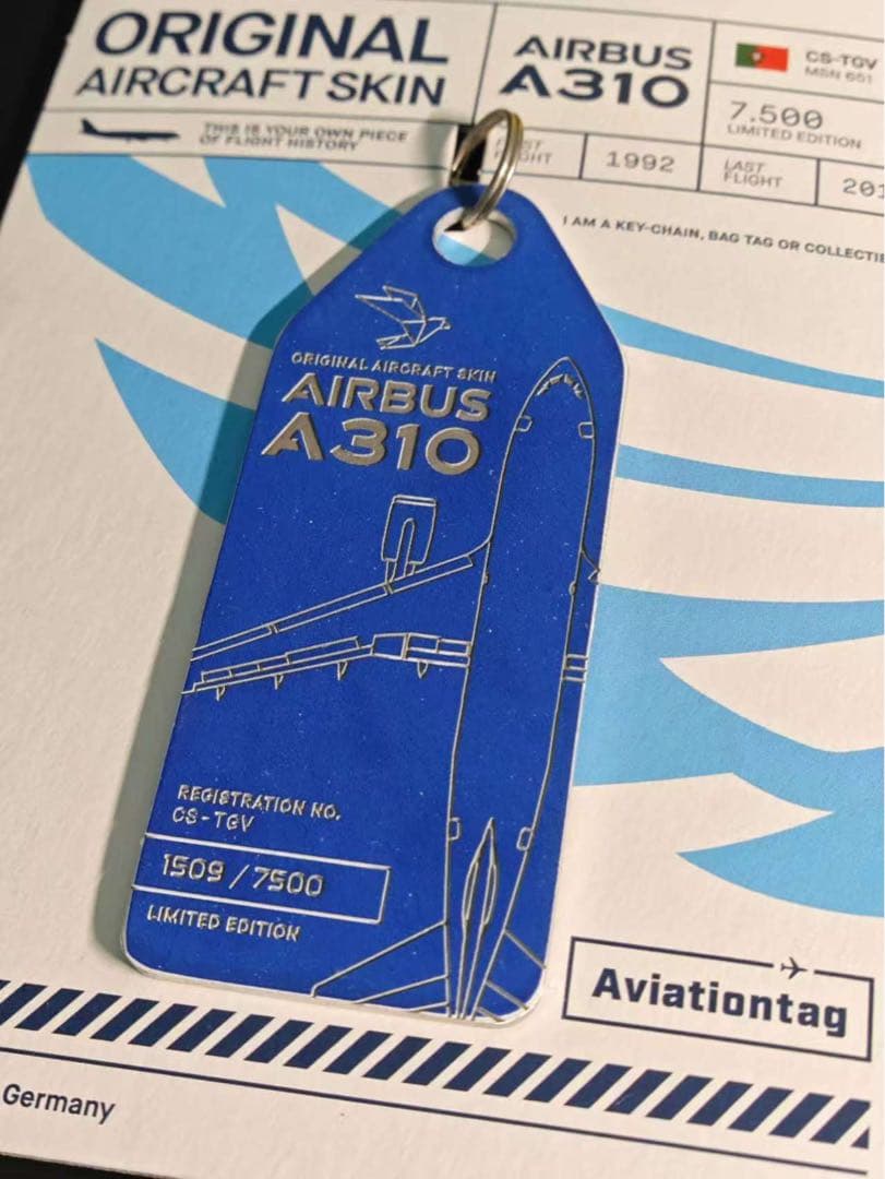 SATA航空 Aviationtag A310-300 EUマークカット