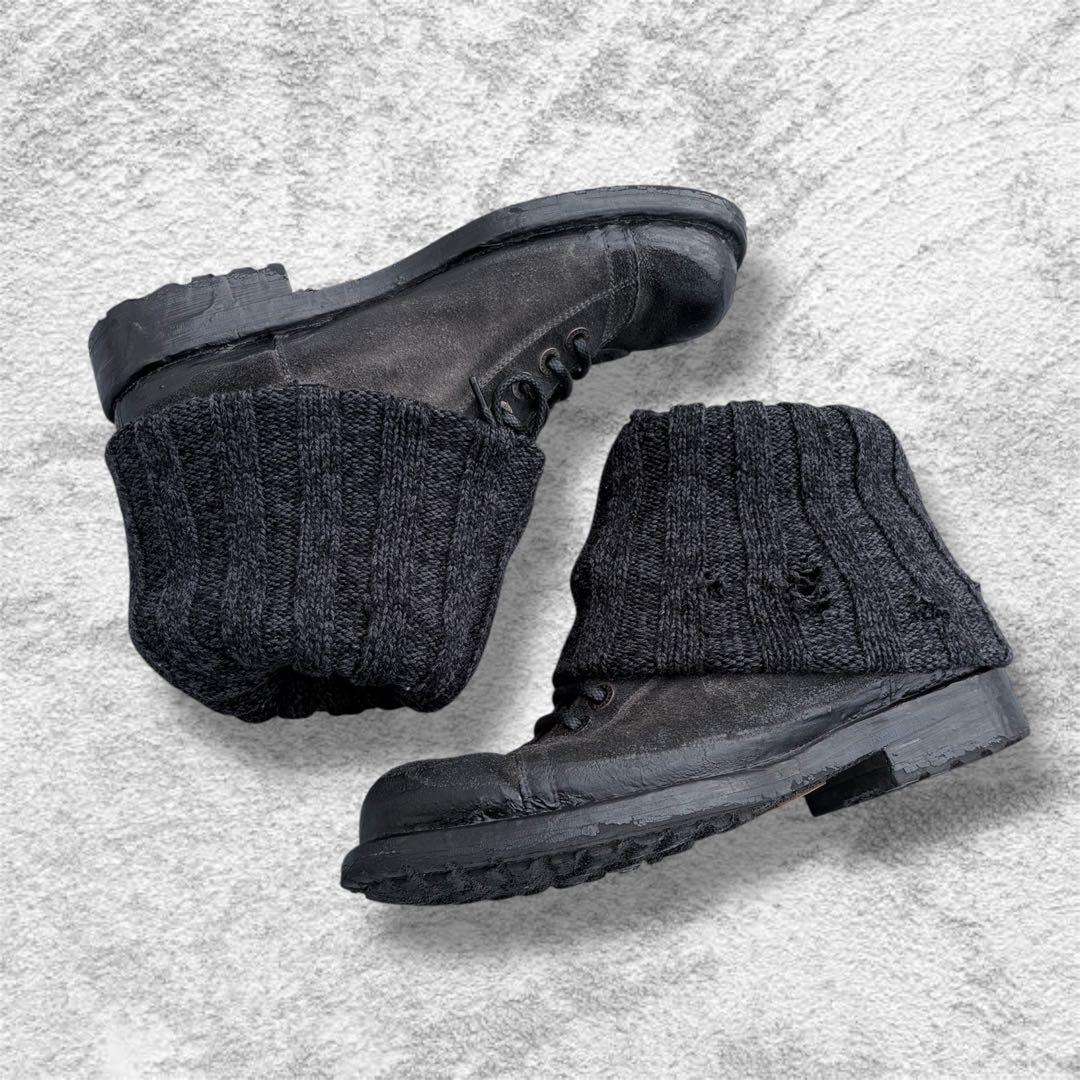 2000s dolce&gabbana Knit docking boots