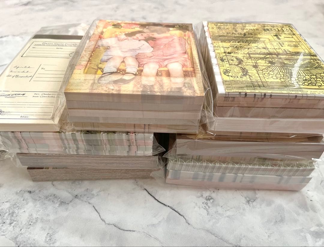 紙もの 大量 まとめ売り ステッカー メモ デザインペーパー OPPテープ