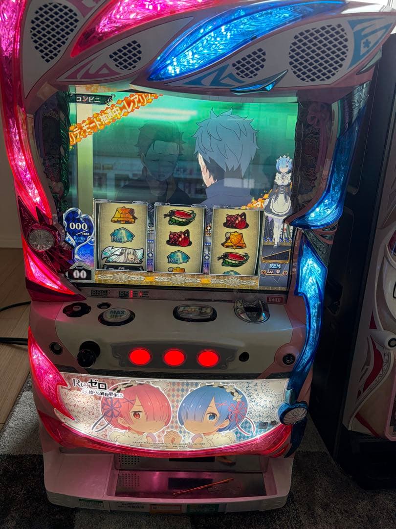 Re:ゼロから始める異世界生活 双子パネル スロット実機 ※直接引取のみ