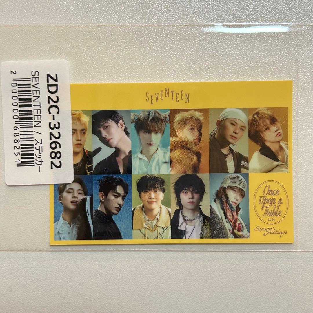 SEVENTEEN シーグリ 2026 ユニバ特典 スマホサイズステッカー - メルカリ