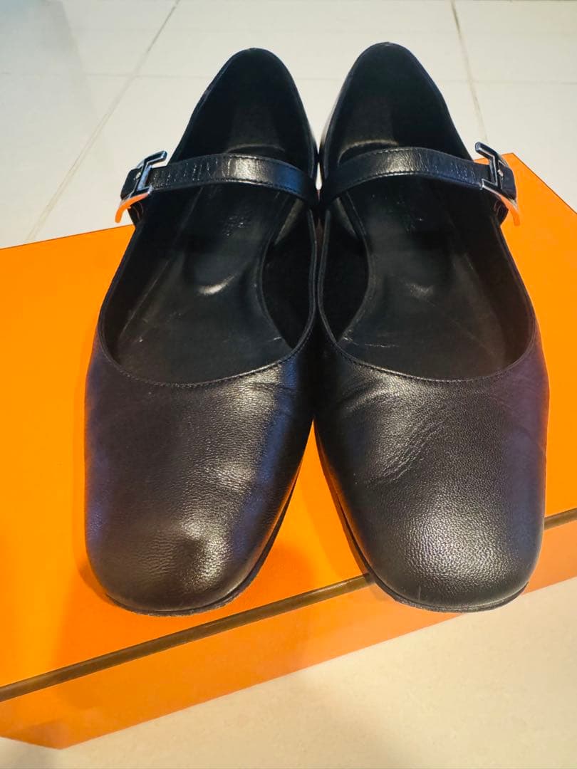 美品HERMES エルメス バレエシューズ 《ジェーン》 35 定価20万