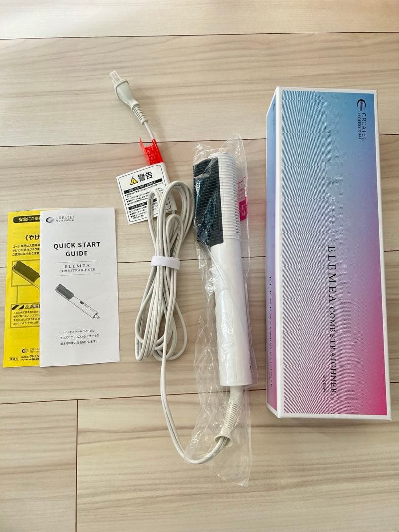 エレメア コームストレイナー クレイツ ストレートアイロン SCK-K01W エレメア コームストレイナー - 【公式】クレイツ(CREATEs)