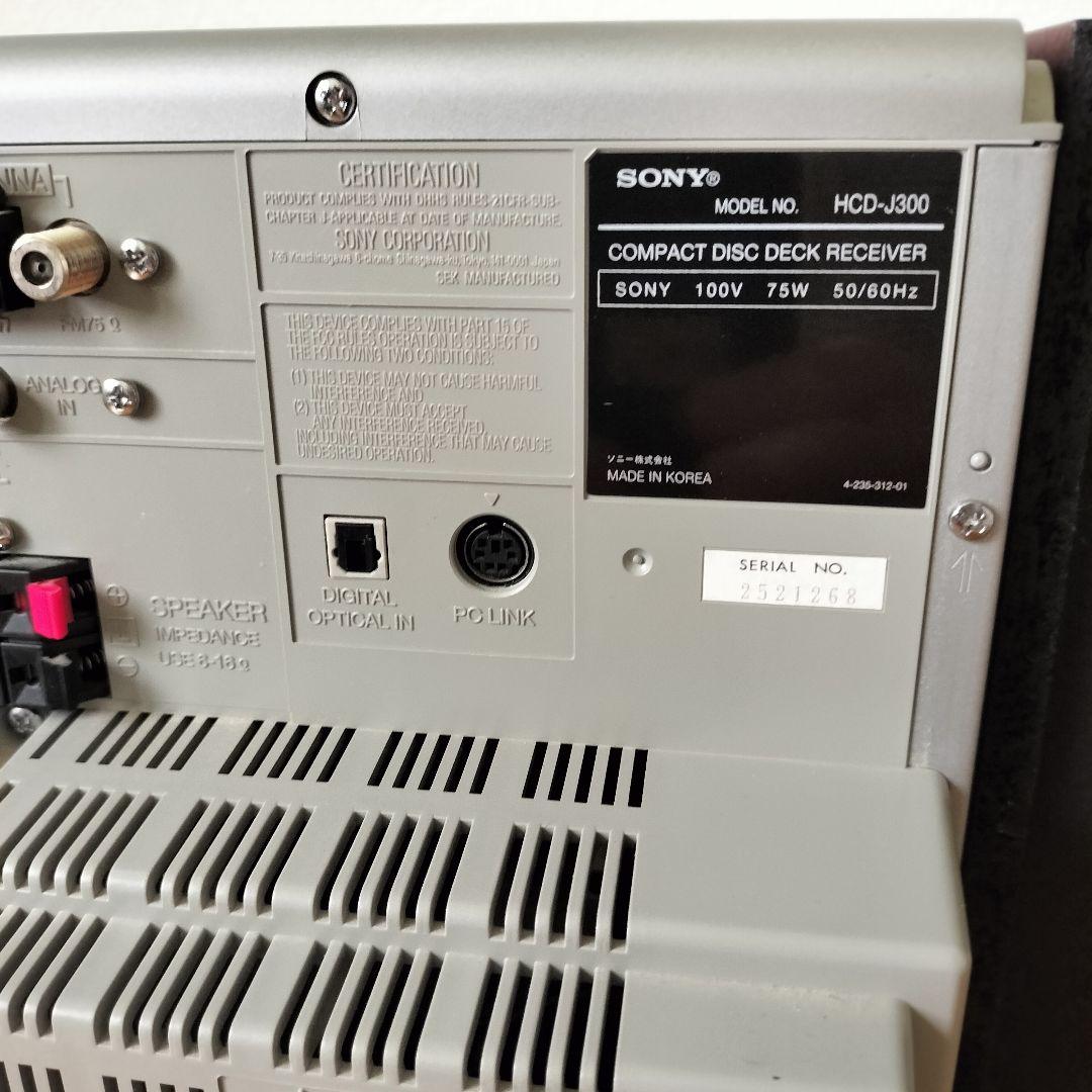 ジャンク扱い】SONY ソニーCMT-J300 CDMDコンポ - メルカリ